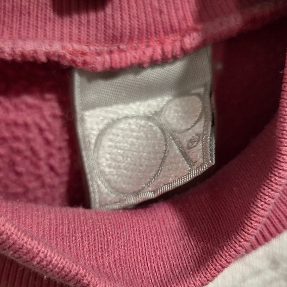 Vintage 1989 Ocean Pacific Pink Cat Tracksuit Set Kids Size 4T 80s OP Fleece - Picture 7 of 11
